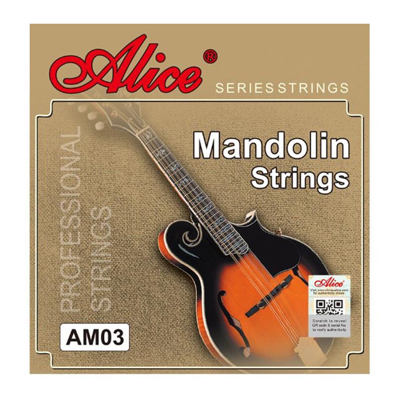 

Alice AM03 Mandolin Strings: Silver-Plated Copper Alloy for 8-String Mandolins. AM03 медный