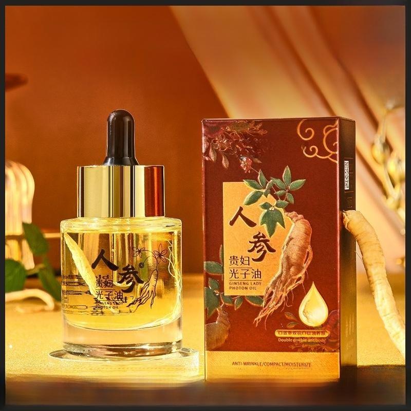 Ginseng Anti-aging Firming Face Oil - 40ml Facial Treatment Serum for All Skin Types