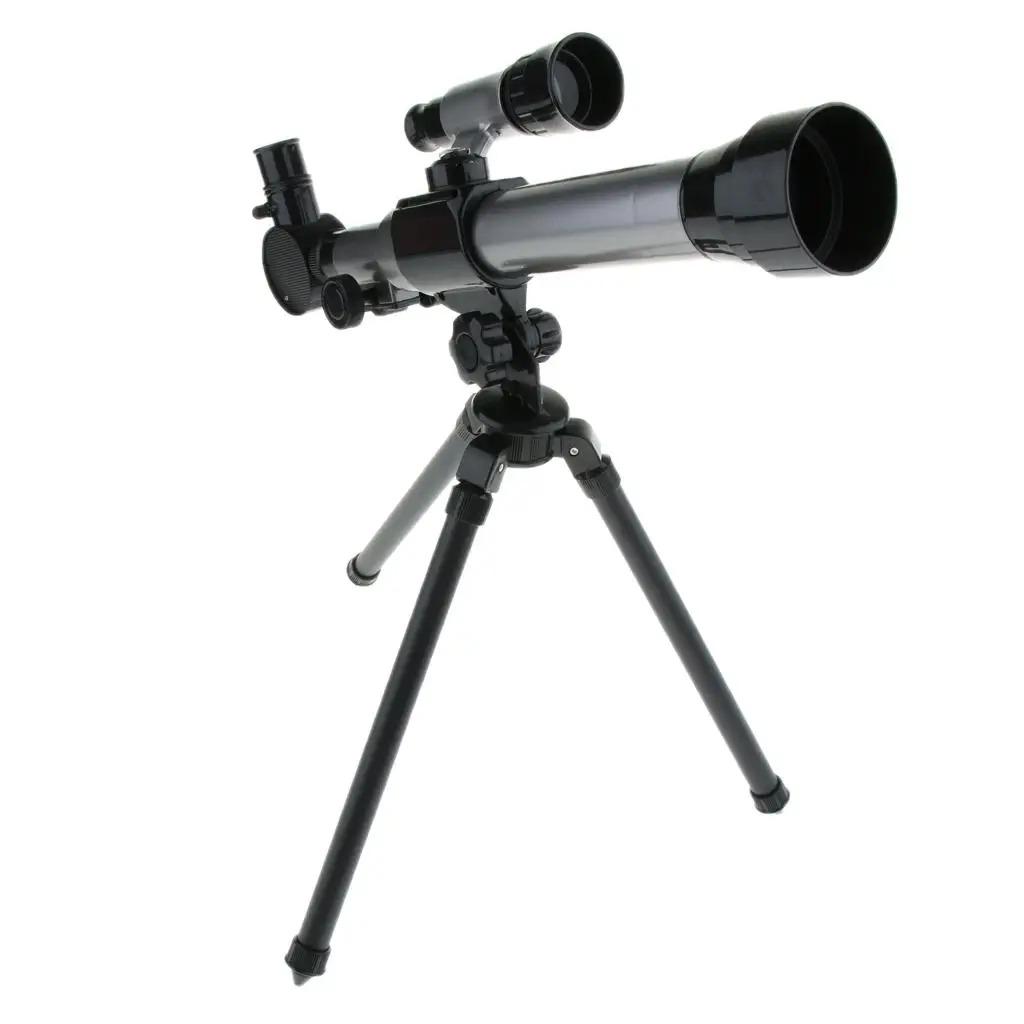 Children's Educational Astronomical Refractor Telescope With 20x 30x 40x Eyepieces, Science Beginner Monocular Kit For Stargazing Nature