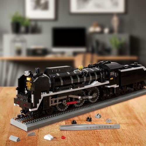 Kawada Nanoblock Steam Locomotive Deluxe Edition NB-062, 7 X 42 X 21 Cm, Ages 12 and Up, Interior Hobby