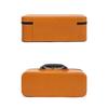Jewelry Organizer Pouch with Multiple Pockets for Sorting Bracelets Velvets Lined Portable Stylish PU Container