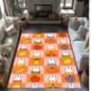 Miffy Crystal Velvet Rug, Soft Anti‑Slip Crystal Velvet Carpet for Living Room Bedroom Home Decor