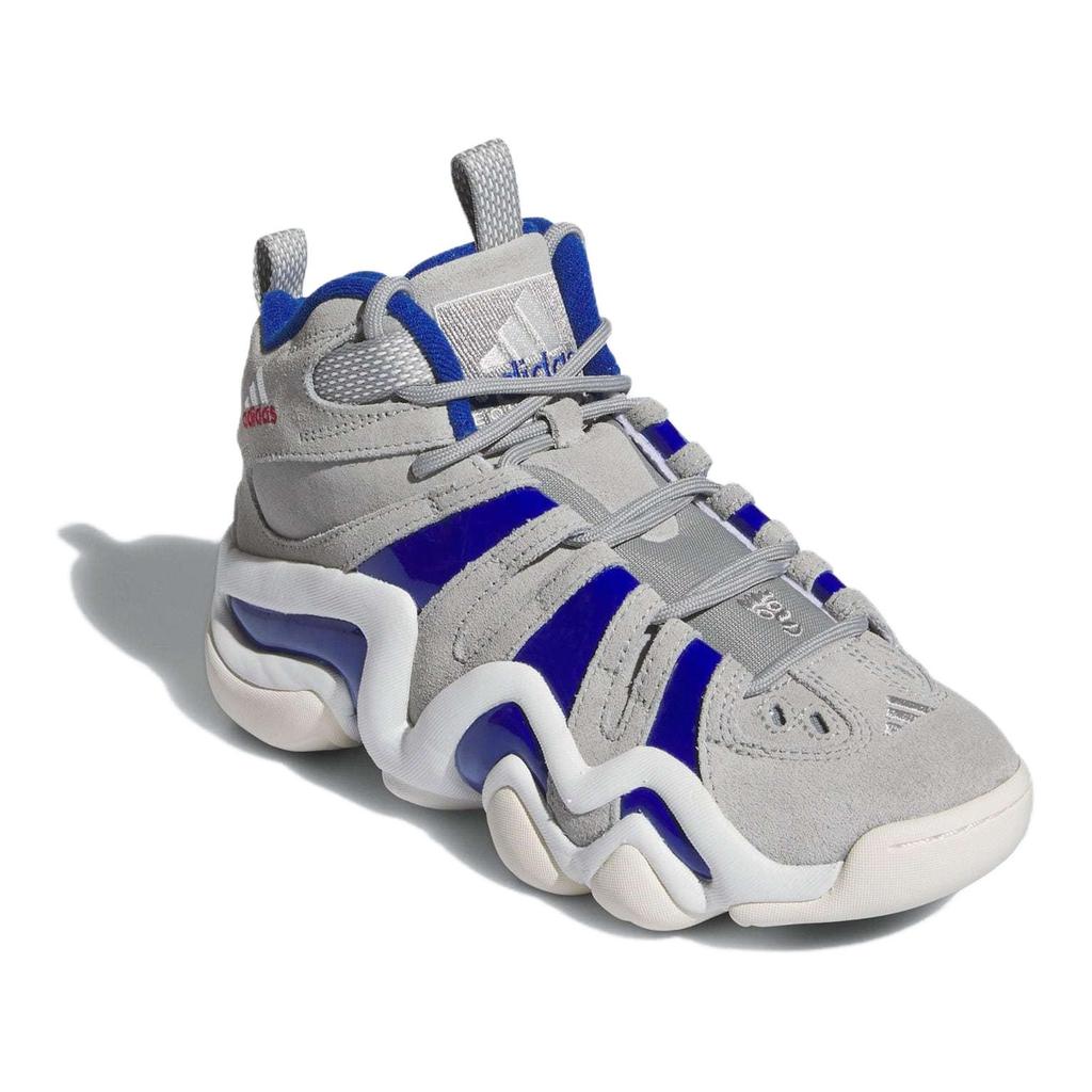 adidas Crazy 8 J Dodgers Kids Sneakers Grey Royal-Blue Footwear-White ID6190