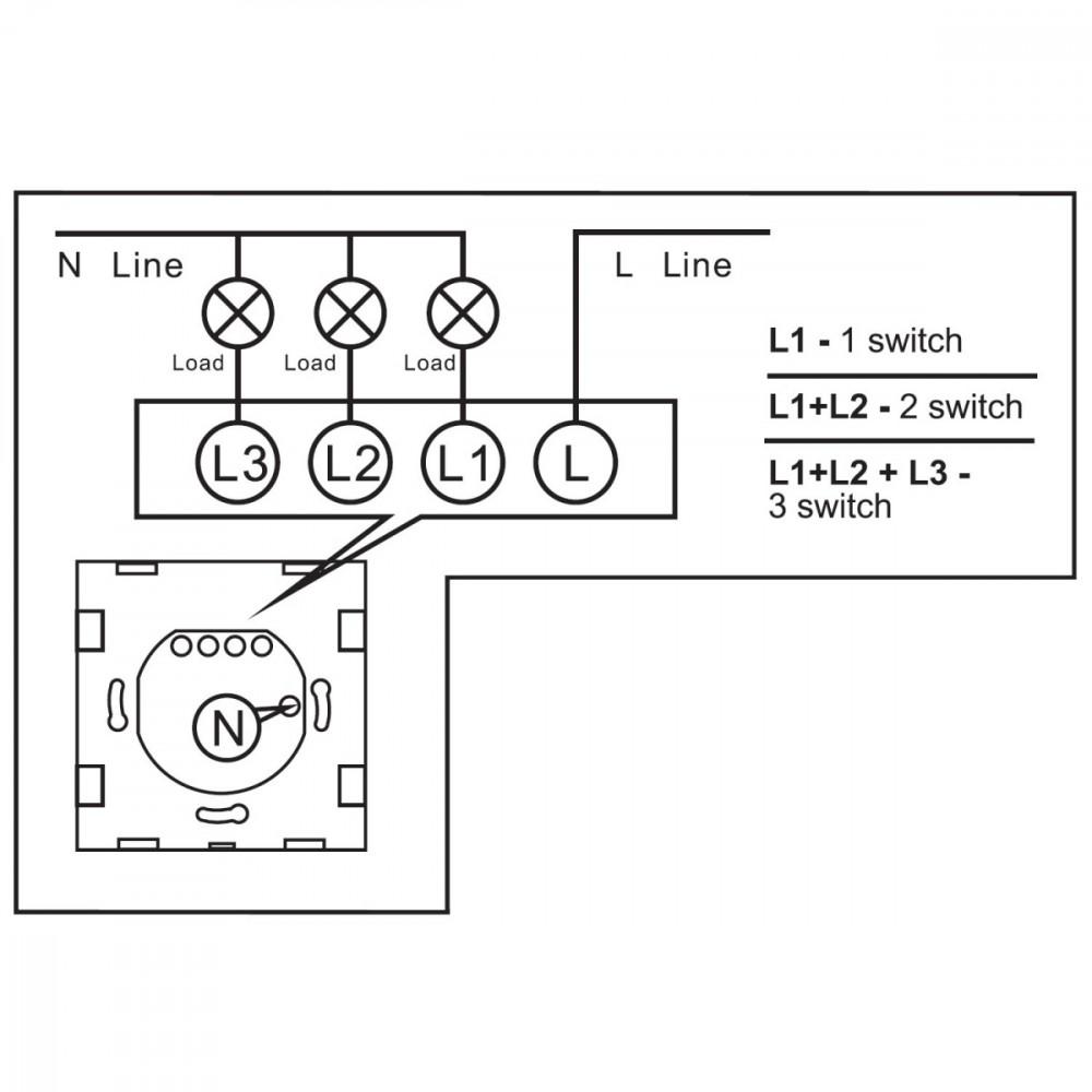 Comutator de lumină tactil Wifi cu 2 module MCE714B