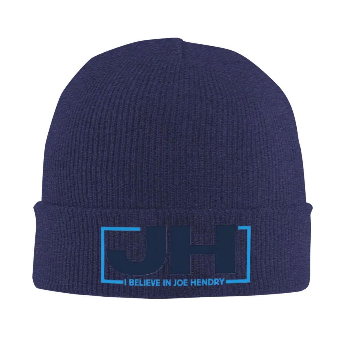 Шапки-бини Джо Хендри Я верю в Шапки-бонне Джо Хендри Женские Мужские Винтажные K-pop Вязаная шапка Зимние Теплые шапки с принтом