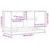 Shoe Bench Sonoma Oak 100 x 40 x 53.5 cm Engineered Wood and Metal