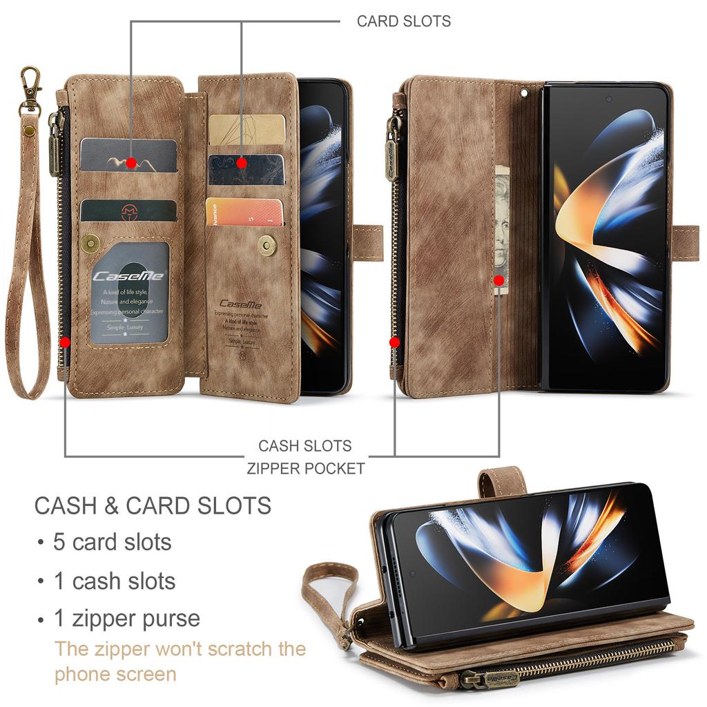 Anti -Knock Full Protection Leather Cover Case For Samsung Galaxy Z Fold 4 Fold3 Fold4 Fold 3 5g S23 Ultra S22 Plus S21 S20 Fe