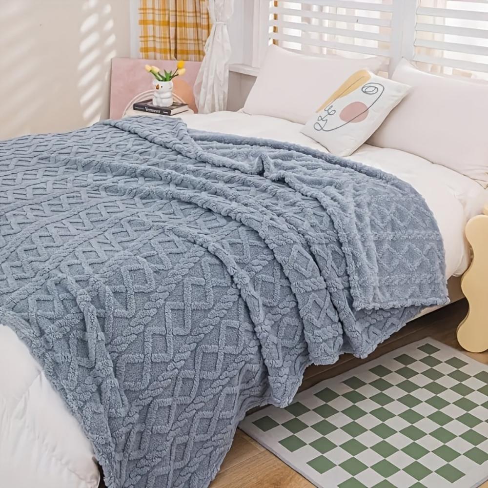 Jacquard Taft Fleece Blanket Coral Fleece Blanket Sofa Blanket Office Blanket Cross-border Blanket Pet Blanket
