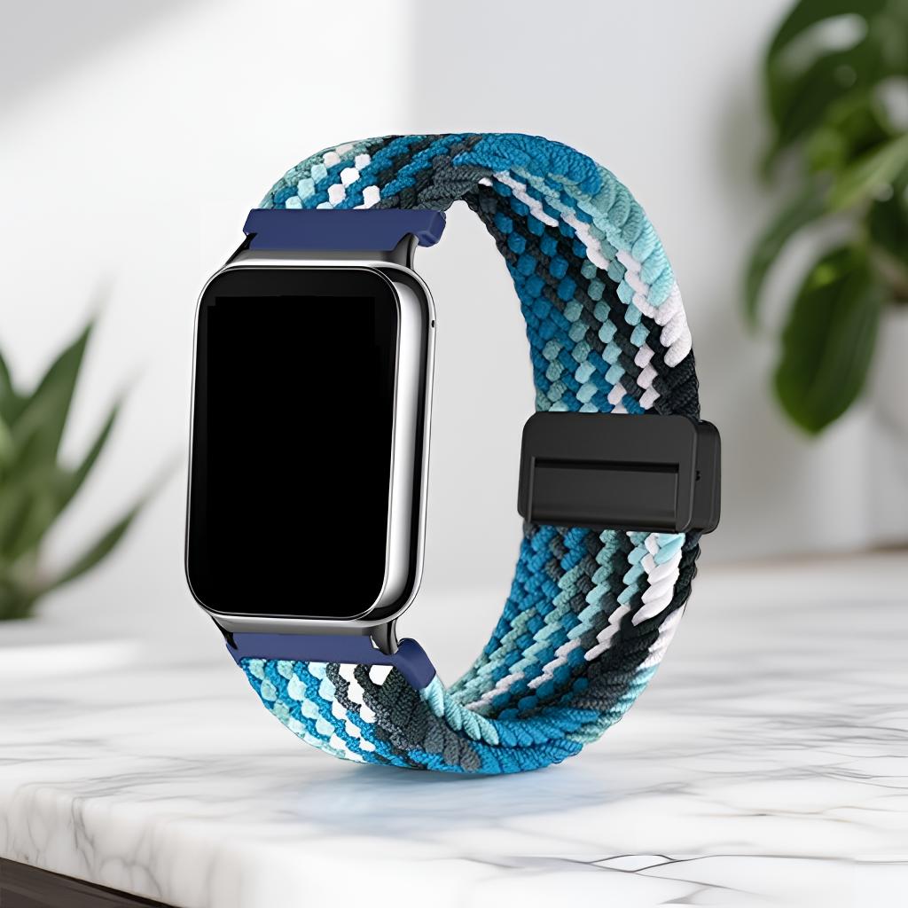 Für Samsung Galaxy Fit 3 Verstellbares Mode Magnetisches Sport Geflochtenes Ersatz-Uhrenarmband Smart Zubehör
