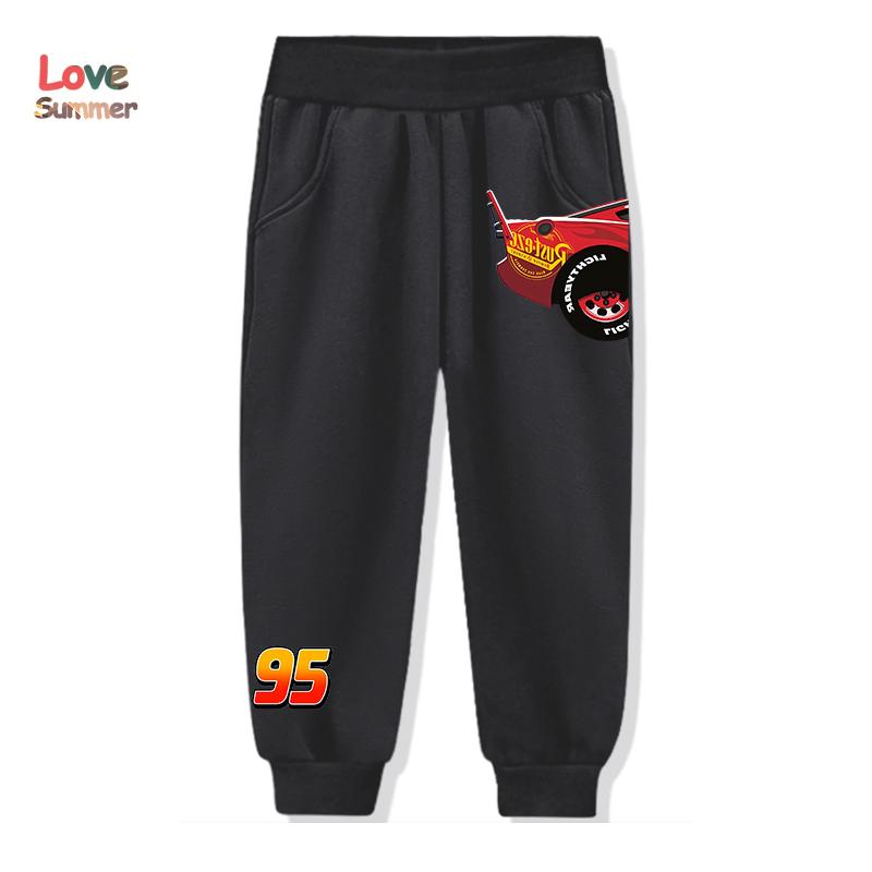 Boy's Pants Kids Trousers Cars Lightning McQueen Pants for Children Sweatpants Unisex Casual Spring Autumn Kids Clothes 4 To 14Years