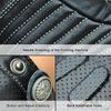 Summer Motorcycle Gloves Fingerless Leather Moto Driving Half Finger Gloves Breathable Retro Motorbike MTB Fingerless Gloves Men
