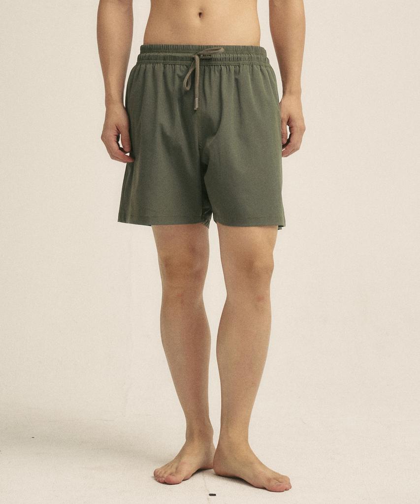 Billalei Essentials Men'S Swim Shorts - Deep Olive