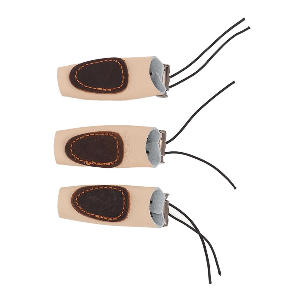 3pcs Archery Finger Guards Independent Finger Guard Universal Portable Bow Finger Guard for Compound Bow Recurve Bows