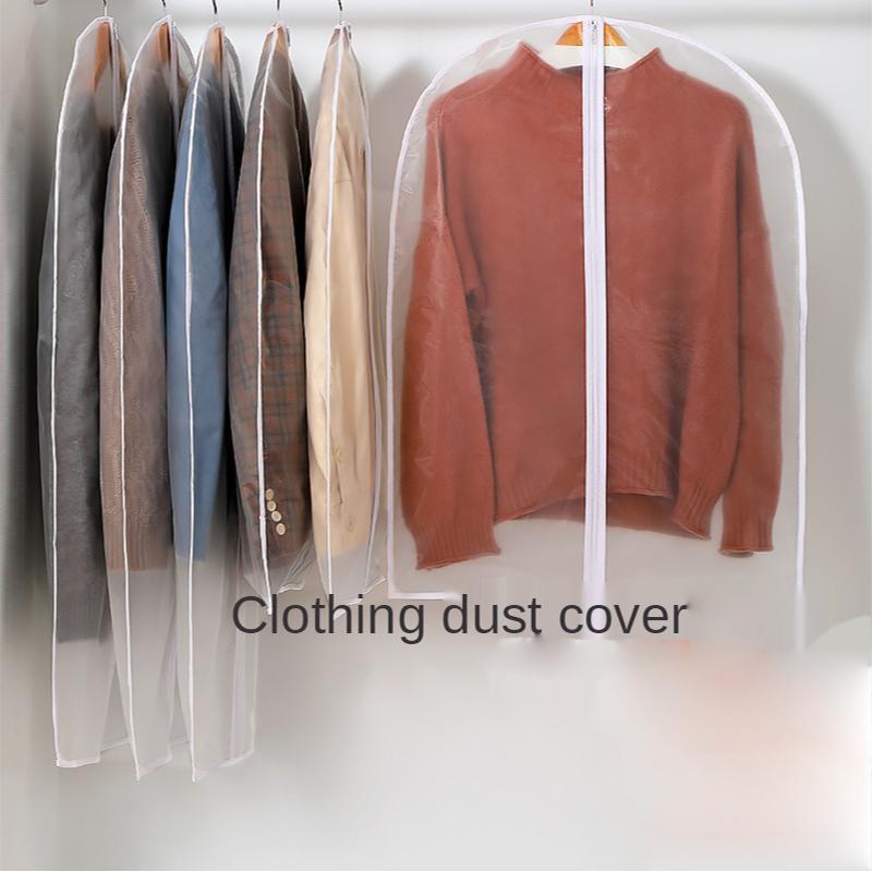 Clothes Dust-proof Bag Transparent Three-dimensional Clothing Dust-proof Cover Suit Cover Coat Dust-proof Printing Hanging Bag YSXX