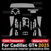 For Cadillac GT4 2025 Car Interior Center Console Trument Dashboard Protective Cover Film Anti-scratch Sticker Accessories