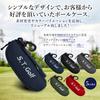 Golf Ball Case Golf Ball Pouch for 3 Balls 5 Colors Lightweight 50g Renewal Made of 900D Polyester High Strength Durability Water Repellent S.T.Golf
