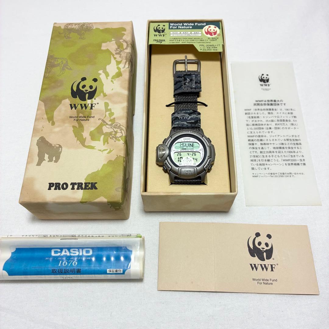 Used [New/Rare] CASIO Pro Trek PRL-20WBJ WWF Limited Panda