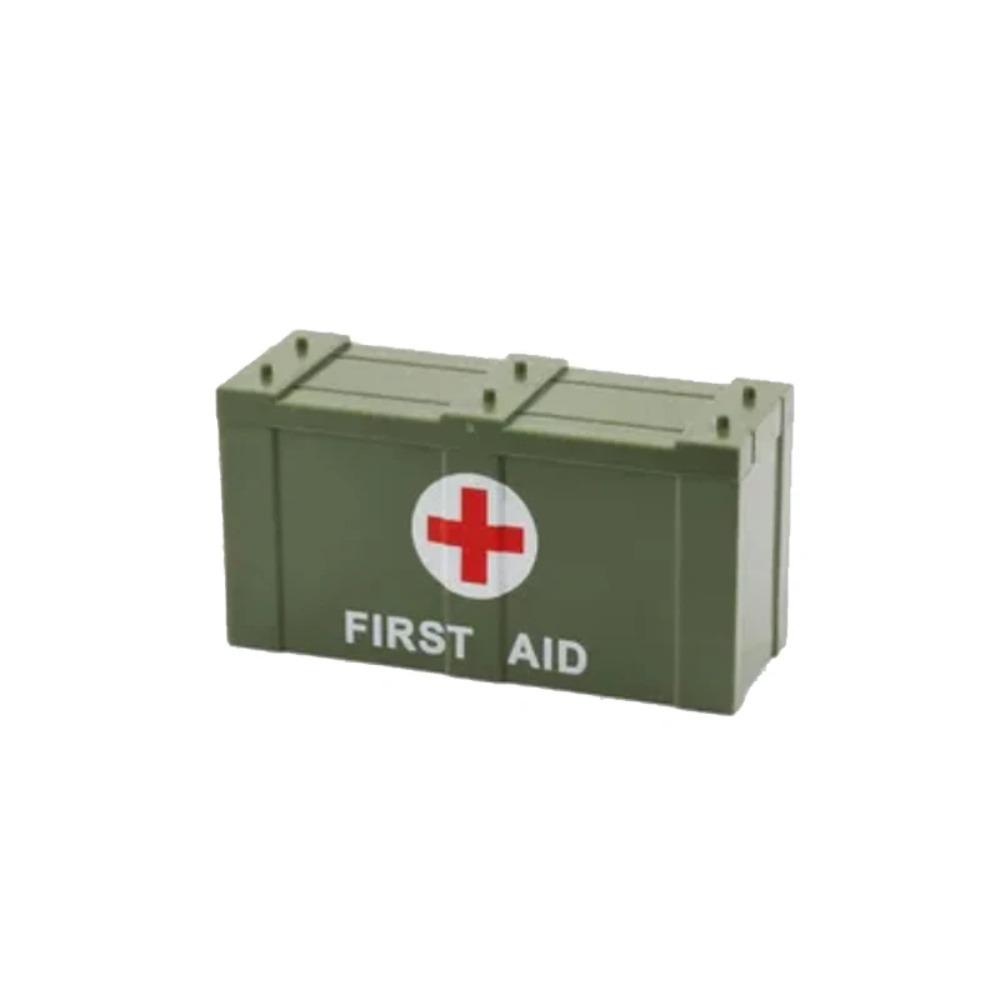 WW2 Military MOC Building Block Soldier Printed Weapon Case Rack Drone Bomb Disposal Mortar Gatling Maxine Gun DIY Toy Gift K046