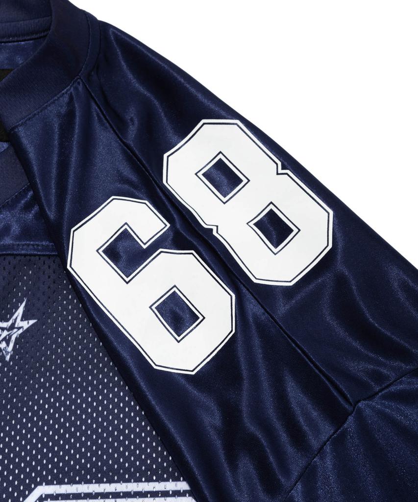 RETRIEVER CLUB 68 Langes Fußballtrikot [Marineblau]