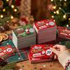 10/20Pcs Self-Scratchable Scratch Off Tickets Cards Christmas Party Gift Vouchers Winter Holiday