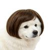 Pet Wig Dog Wig  Funny Pet Wig Halloween Pet Accessories Curly Hair Straight Hair Cat Wig It Can Be DIY Trimmed Pet Supplies