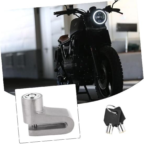 Balacoo Motorcycle Accessories 1pc Disc Brake Lock Brake Lock Motorcycle Bike Lock Disc Brake Lock for Bike Brake Lock Accessories Scooter Aluminum