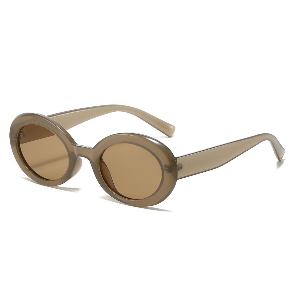 Oval Sunglasses Cool Square Personalized Retro Sunglasses Uv Protection Advanced Sunglasses