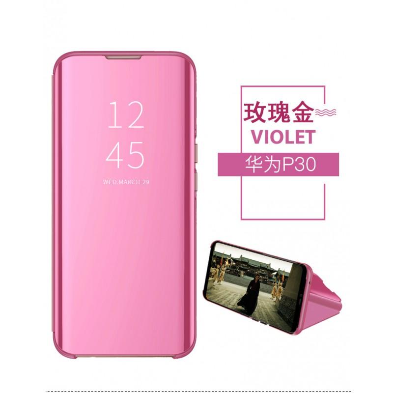 Spiegeloberfläche Flip Case Galaxy S25 Ultra Note 20 Mit Ständer Stoßfest PU-Lederhülle In Mehreren Farben