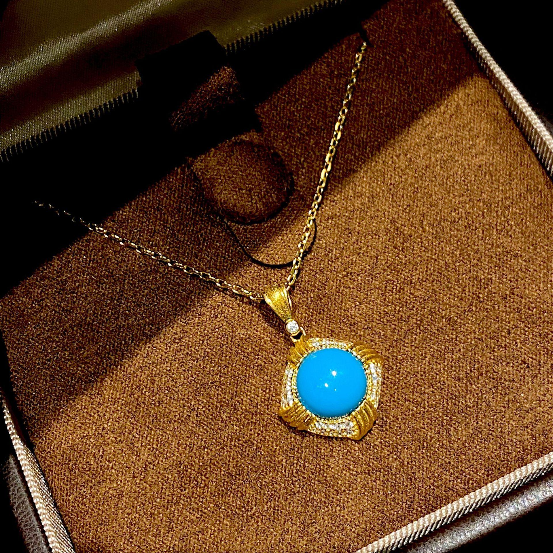 

New Vintage 100% Pure 925 Sterling Silver Pendant Pave Aaa Zircconia Round Beads Necklaces For Women Luxury Wedding Jewelry