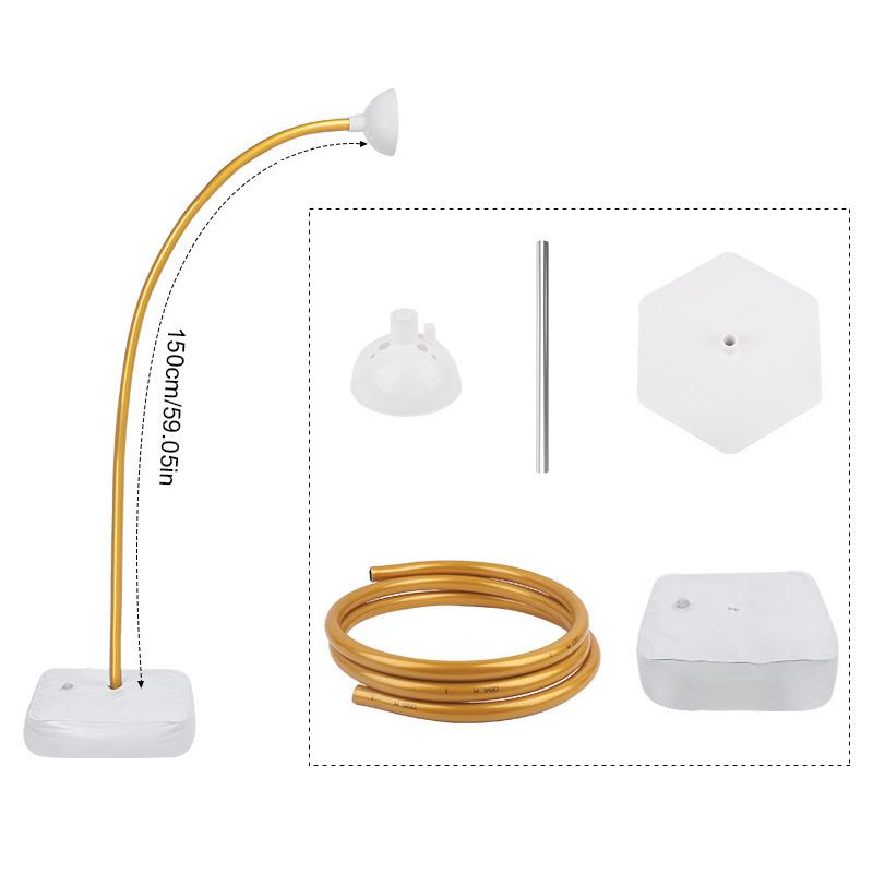 

Free Bending Balloon Arch Stand Frame Half Arch Balloon Stand with Base Kit for Wedding Birthday Party Baby Showers Decorations Others