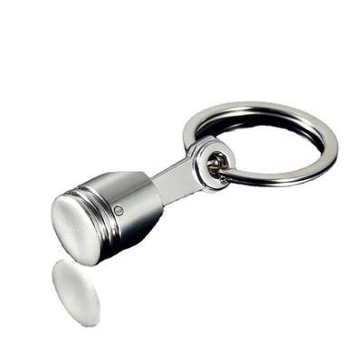 Engine Silvery Metal Piston Car Keychain Keyfob Fob Key Chain Ring Keyring Gifts