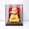 Zonne-aangedreven Zwaaiende Maneki-neko Ornament, 2-Inch, Trekt Rijkdom aan voor Bureau of Kassabalie Decoratie