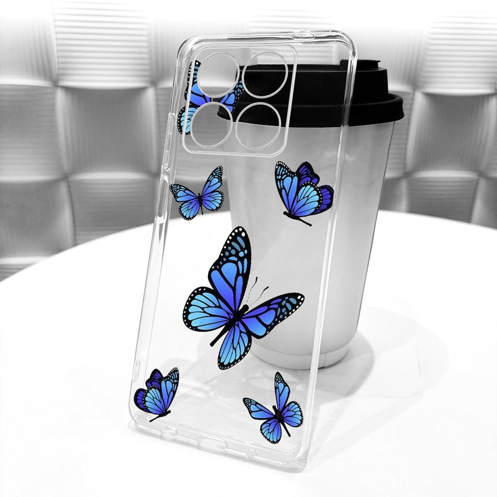 Transparent Casing For Xiaomi 14T Pro Case Cute Cat Luxury Fashion Butterfly Funny Cool Painted Cover 2407FPN8EG