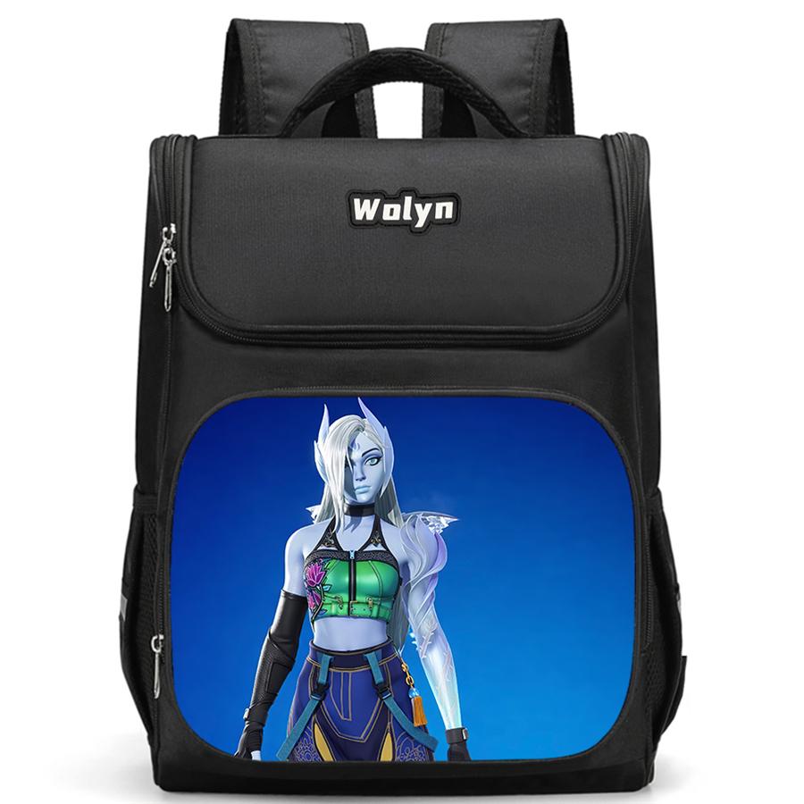 Fortnite Roomy Animated School Daily Pack with Multiple Compartments, Durable Children Backpack for Boys & Girls Ages 6-10