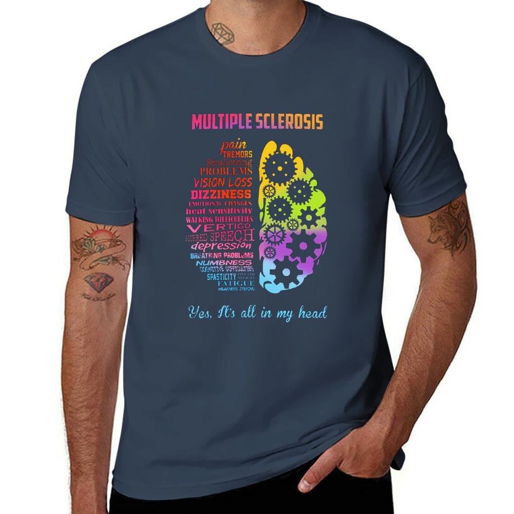 MULTIPLE SCLEROSIS T-Shirt T Shirts Designer G Man T Shirts for Men T-Shirt