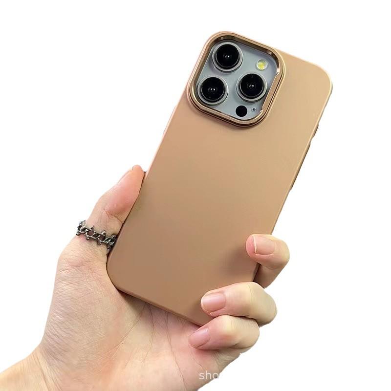 Apple 16 Pro Max Lychee Pattern Drop-Proof PC Phone Case for iPhone 15 - Full Coverage, Dustproof, Mesh Design iPhone 14 Pro