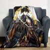 1pc Genshin Impact2 Blanket, Gift, for Men and Women, Soft Blanket, Good for Sofa Bed Couch Travel, Lightweight Flannel Blanket