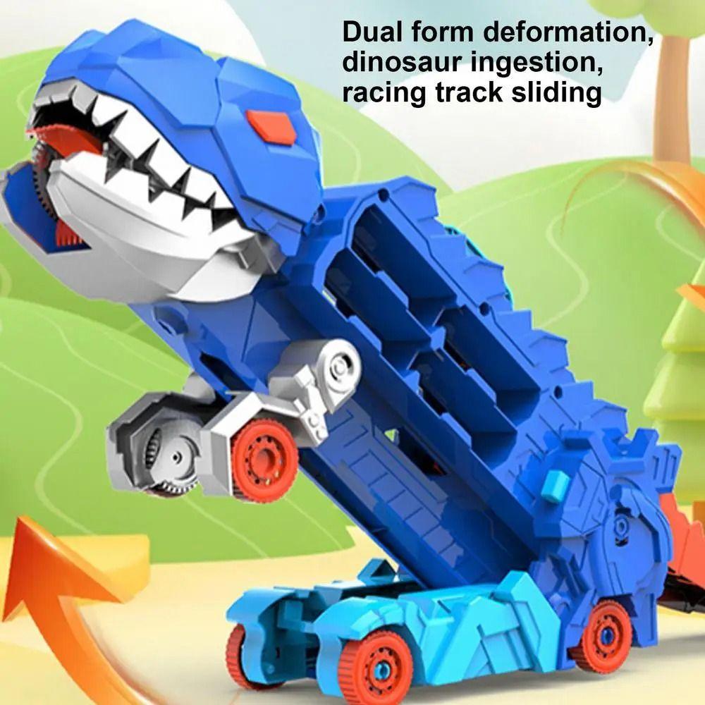 with Handle Dinosaur Transformed Toy Dual-mode Dinosaur Track Toy Dinosaur Car Toy Children