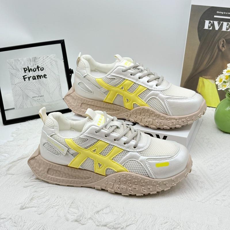 Mesh breathable casual shoes women's summer new fashion versatile comfortable transparent color matching will be trendy