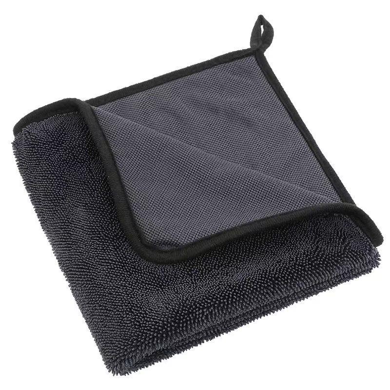 Thick Braid Car Wash Towel: 600g Absorbent, Lint-Free Cloth