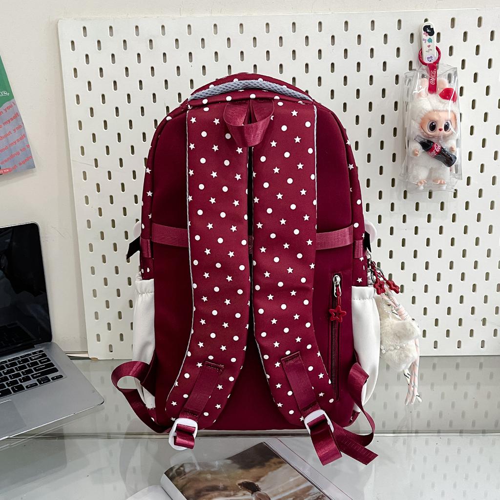 Schoolbag new Japanese ins storm point schoolbag female Mori small fresh and cute primary and secondary school students 1st-1st grade backpack