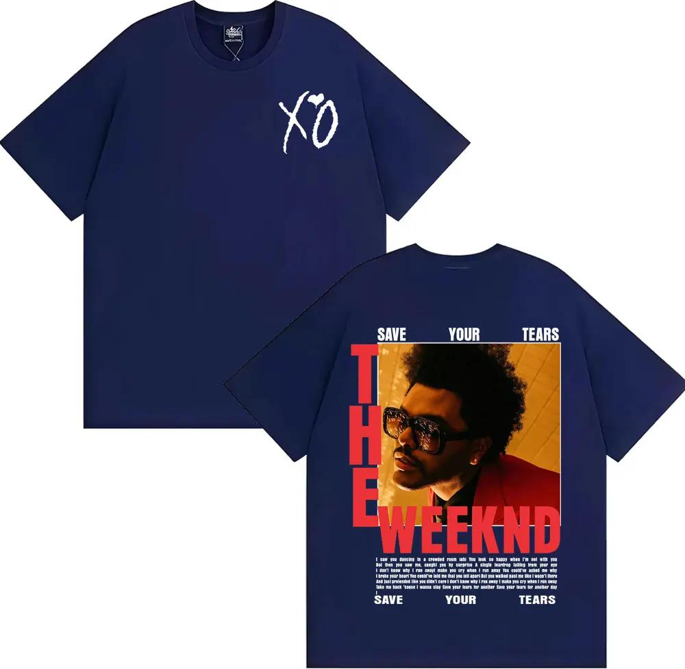 The Weeknd After Hours Til Dawn Europe 2026 T-shirt Men's Women Fashion Hip Hop Street T Shirts Summer Tops Cotton T-shirts