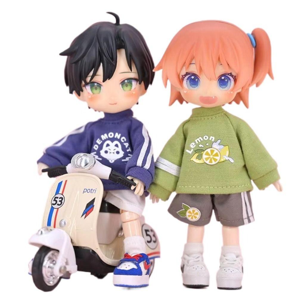 Dress Up OB11 Clothes Handmade Obitsu11 Outfit DIY Toy Doll Hoodie Shorts 1/12 Bjd