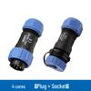 SP21 Series 12-Pin IP67 Waterproof Aviation Plug with Solder Connection