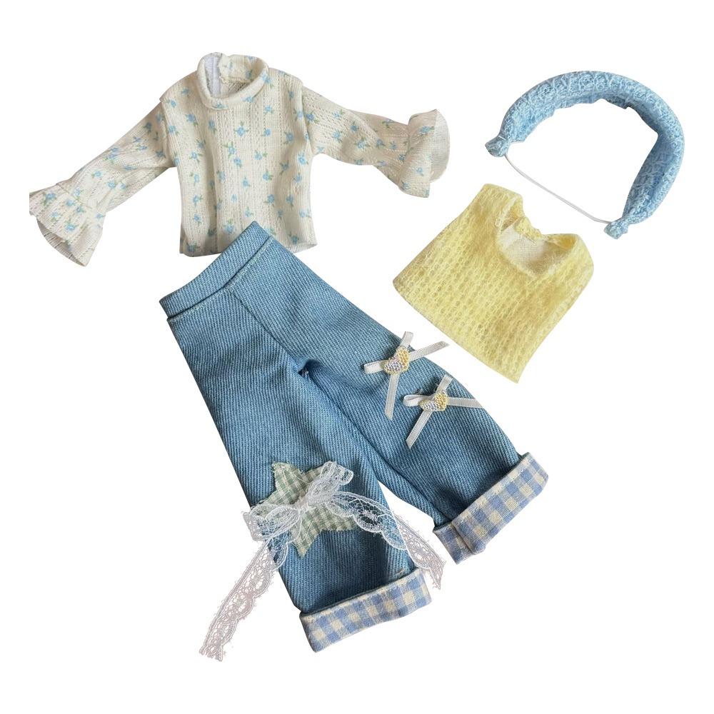 30cm Size Doll Casual Set 1/6 Scale Doll Clothes New Collection BJD Doll Dress  For Girls