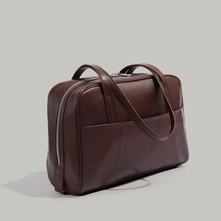 Vintage Niche Large Capacity Bag for Women, Autumn 2024 New Simple Underarm Bag, Versatile Simple Handheld Tote Bag