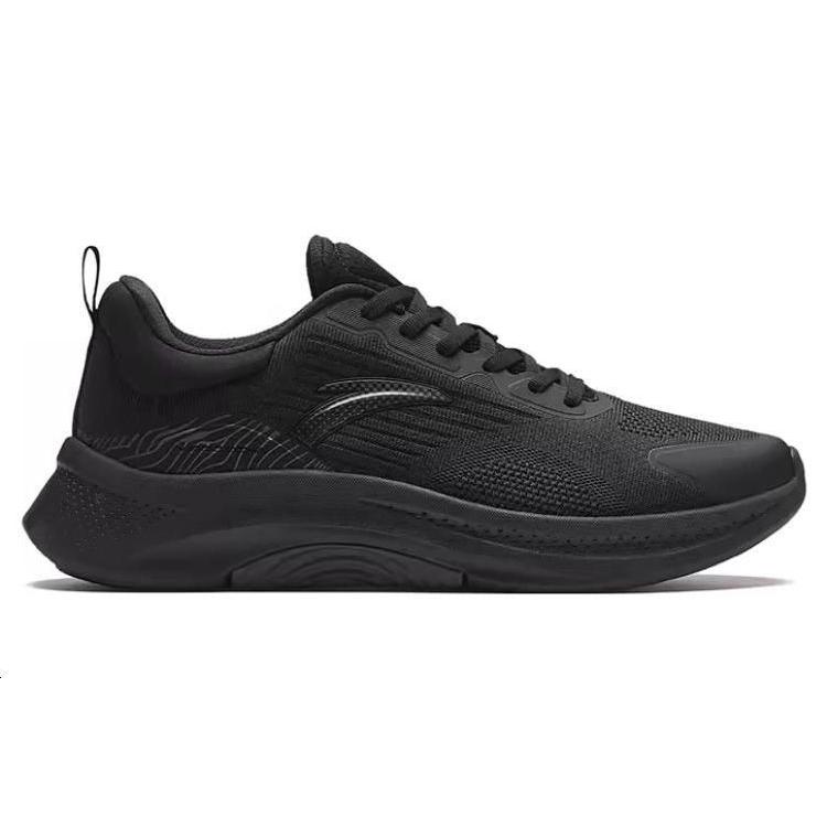 New Anta God Walk 5 Cushioning Wear Resistant Low Top Training Shoes Men's Black 112347718-1