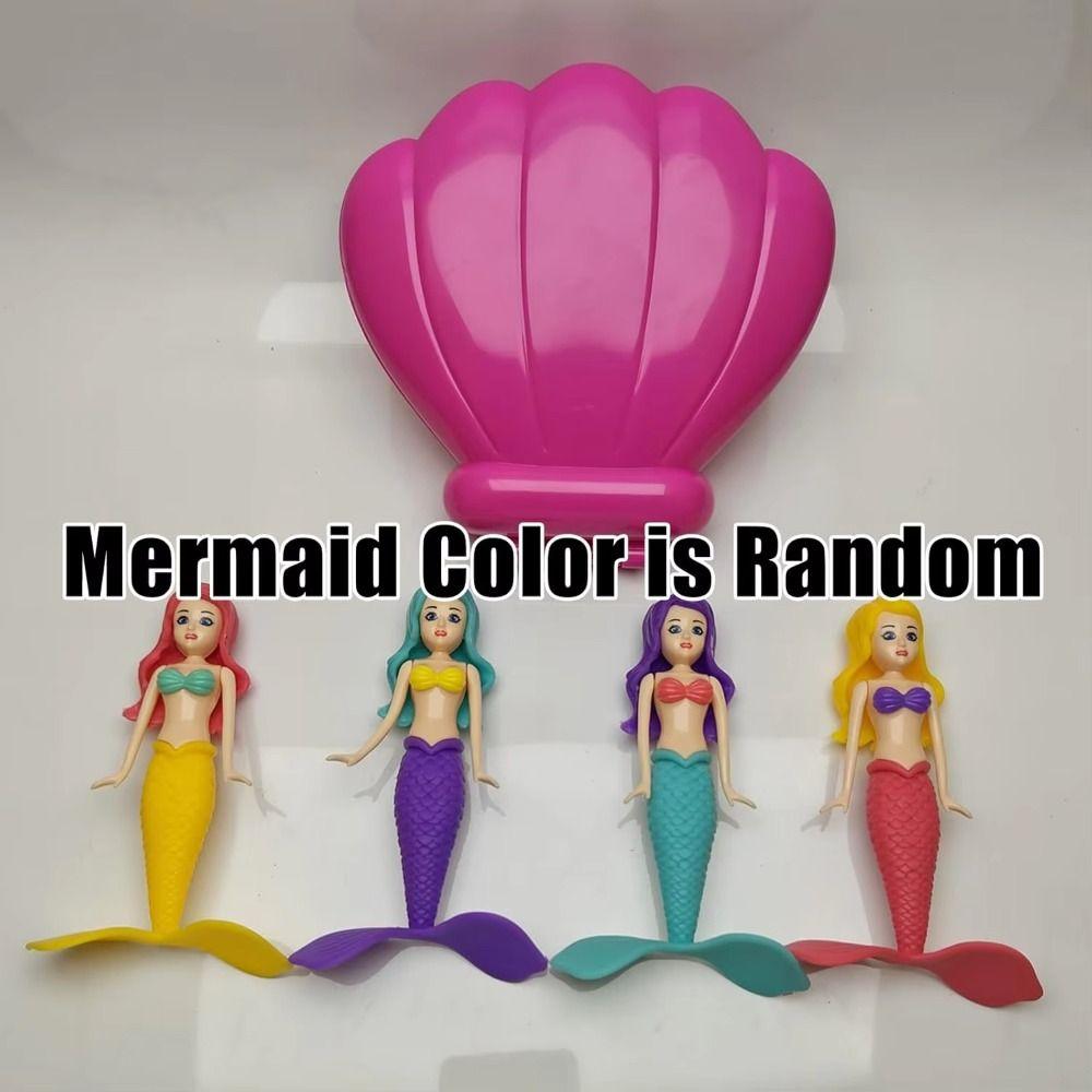 Princess Floats Floating Shell Mermaid Rising Design Mermaid Pool Toy Mermaid Dive Toys  Bath Toys