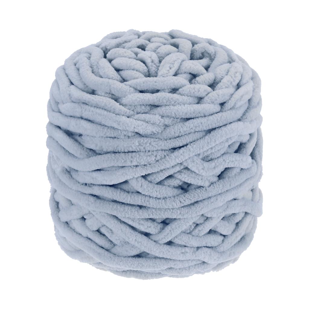Chenille Chunky Yarn Plush Bulky Thick Fluffy for Crochet Soft Velvet Blanket for Sweater Hand Knitting Crocheting 45 M/49 Yard