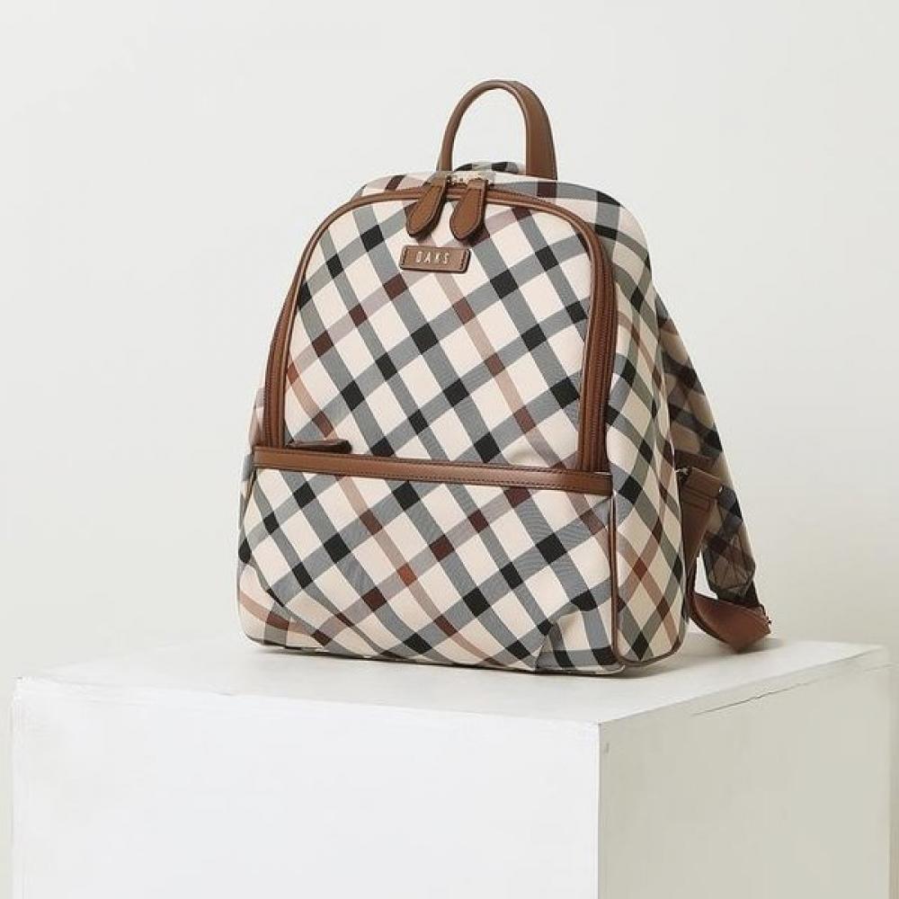 

Daks Brown House Check Jacquard Backpack Dcba0e635 Single option